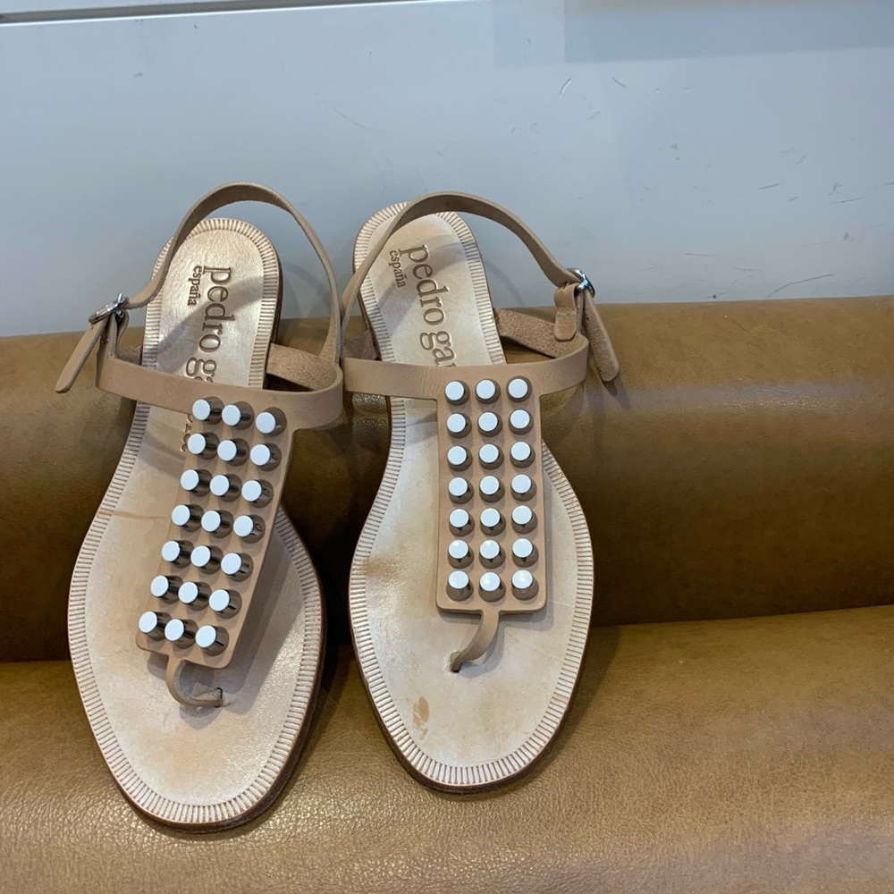 Pedro Garcia LeatherSandals Size 8/Euro 39